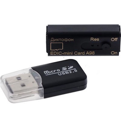 Диктофон Edic-mini CARD16 A98 - фото 15290