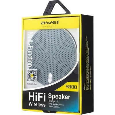 Портативная акустика Awei Y800 Silver - фото 15465