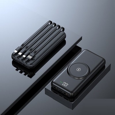 Внешний аккумулятор MOBILE POWER BANK 20000 mA (черный) - фото 15481