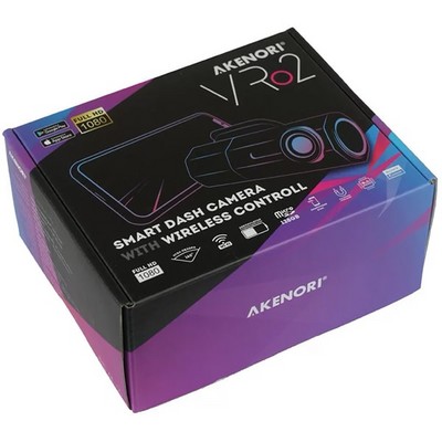 Видеорегистратор Akenori VR02 PRO, черный - фото 15633