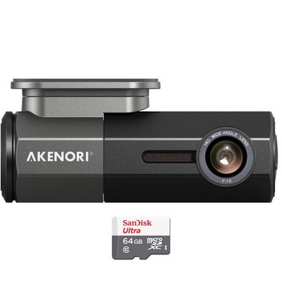 Видеорегистратор Akenori VR02 PRO, черный - фото 15564