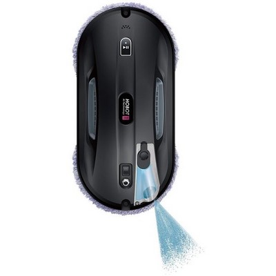 Робот-стеклоочиститель HOBOT 388 Ultrasonic, черный - фото 15820