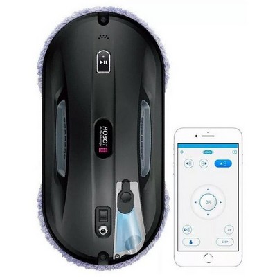 Робот-стеклоочиститель HOBOT 388 Ultrasonic, черный - фото 15821