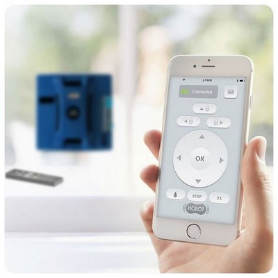 Робот-стеклоочиститель HOBOT 298 Ultrasonic, синий - фото 15748