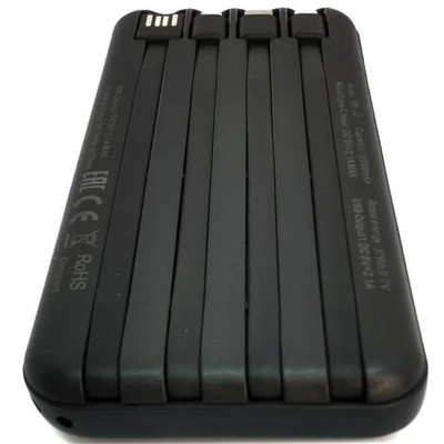 Внешний аккумулятор ISA PB-12 с функцией беспроводной зарядки 10000mAh, черный - фото 15845