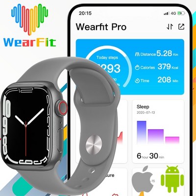 Умные часы SmartWatch M7 mini 41мм, Silver - фото 15926