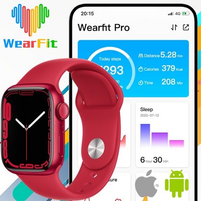 Умные часы SmartWatch M7 mini 41мм, Red - фото 15927