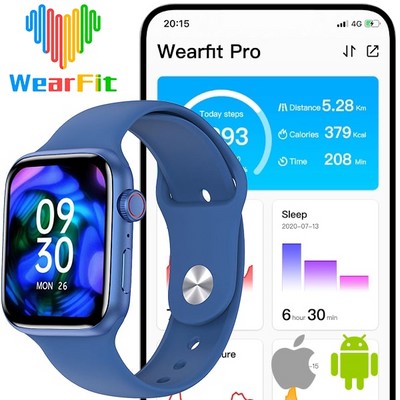 Умные часы SmartWatch M7 mini 41мм, Blue - фото 16425