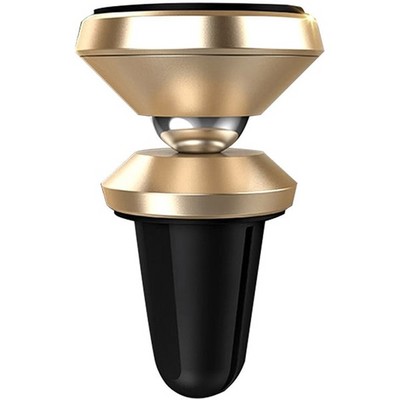 Держатель смартфона iXtech IX-60 магнитный в дефлектор, Gold - фото 16521