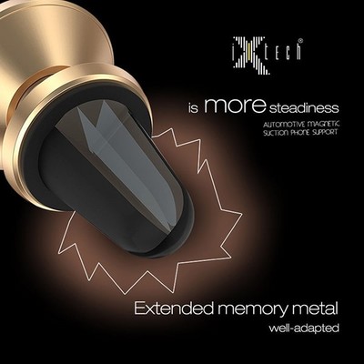 Держатель смартфона iXtech IX-60 магнитный в дефлектор, Gold - фото 16525