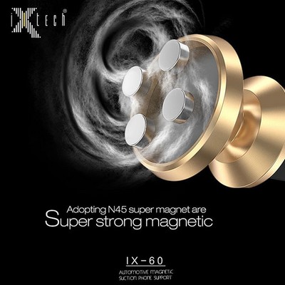 Держатель смартфона iXtech IX-60 магнитный в дефлектор, Gold - фото 16526