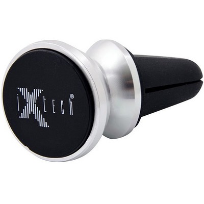 Держатель смартфона iXtech IX-60 магнитный в дефлектор, Silver - фото 16527