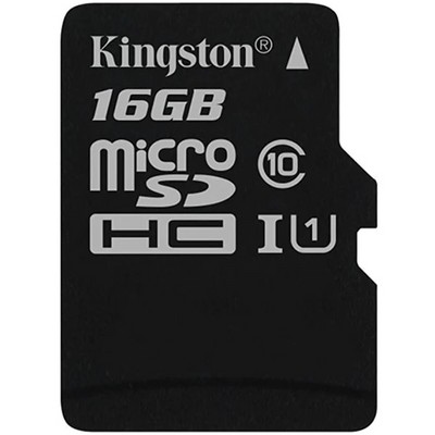MicroSD Kingston Canvas Select 16GB Class10 - фото 17132