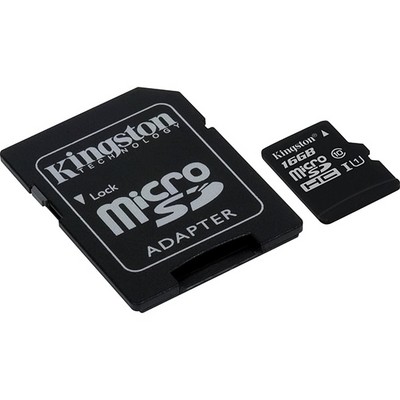 MicroSD Kingston Canvas Select 16GB Class10 - фото 17133