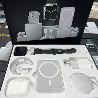 Умные часы SmartWatch DT800 Экслюзивный пакет, black - фото 17373
