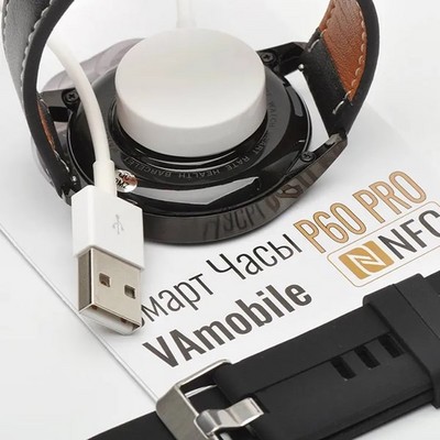 Умные часы VAmobile P60 PRO, black - фото 17452