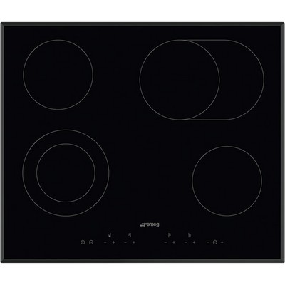 Электрическая варочная панель Smeg SE364EMTB, черный - фото 17538