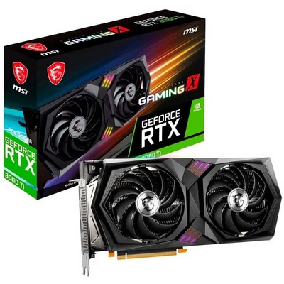 Видеокарта MSI GeForce RTX 3060 Ti GAMING X 8G LHR - фото 17597