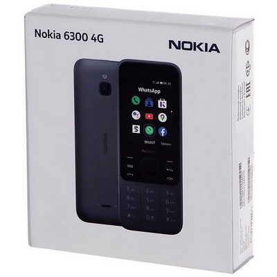 Мобильный телефон NOKIA 6300 (TA-1286) Dual SIM Global, Gray - фото 17617