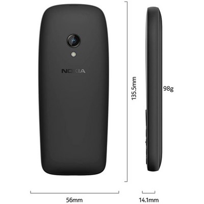 Мобильный телефон NOKIA 6310 TA-1400 DS, Black - фото 17990