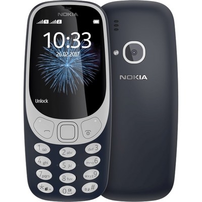 Мобильный телефон NOKIA 3310 TA-1030 DS, Dark Blue - фото 17991