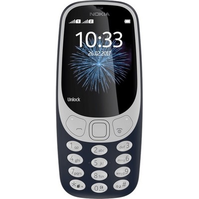 Мобильный телефон NOKIA 3310 TA-1030 DS, Dark Blue - фото 17992