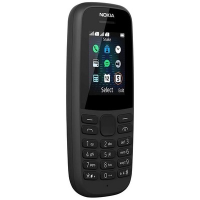 Мобильный телефон NOKIA 105 Dual SIM TA-1274 DS, Black - фото 18006