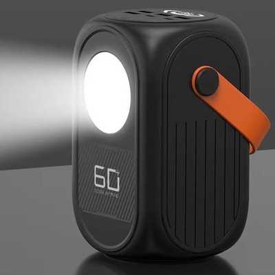 Внешний аккумулятор Akenori F6001 65W 60000mAh с фонарем - фото 17753