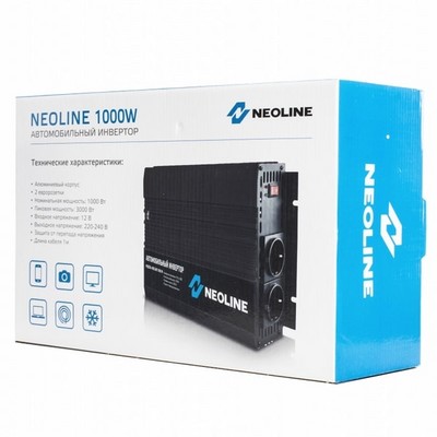 Автомобильный инвертор Neoline 1000W - фото 19940