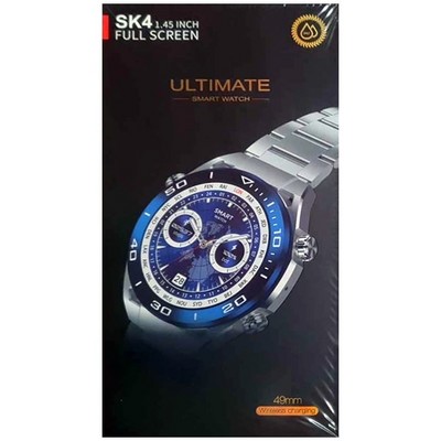 Умные часы SmartWatch SK4 ULTIMATE 49мм, Silver - фото 18074