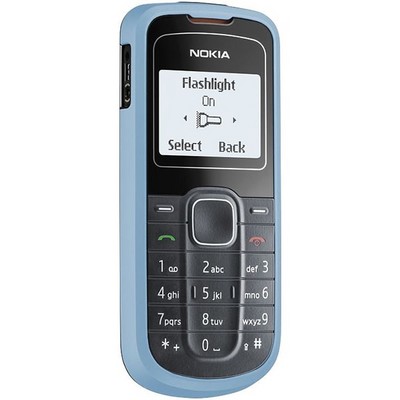 Мобильный телефон NOKIA 1202 RM-112, Black/Blue - фото 18076