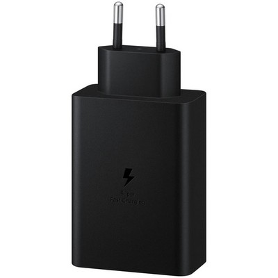 Сетевое зарядное устройство Samsung EP-T6530, 65 Вт PD 2xType-C+USB-A, черный - фото 18266
