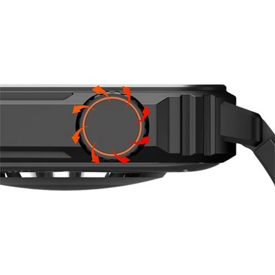Умные часы SmartWatch TW11 RUGGED 49мм, Black - фото 18091