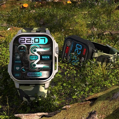 Умные часы SmartWatch TW11 RUGGED 49мм, Black - фото 18093