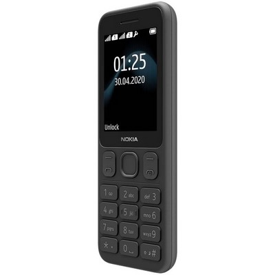 Мобильный телефон NOKIA 125 TA-1253 DS, Black - фото 18098