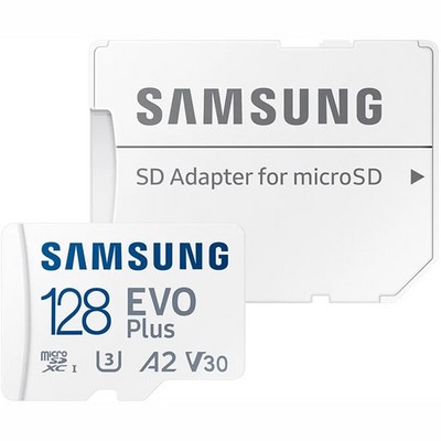 MicroSDXC 128GB Samsung EVO Plus U3 UHS-I A2 V30 4K 130MB/s - фото 20393