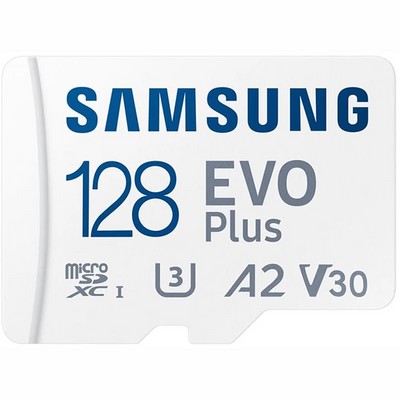 MicroSDXC 128GB Samsung EVO Plus U3 UHS-I A2 V30 4K 130MB/s - фото 20394
