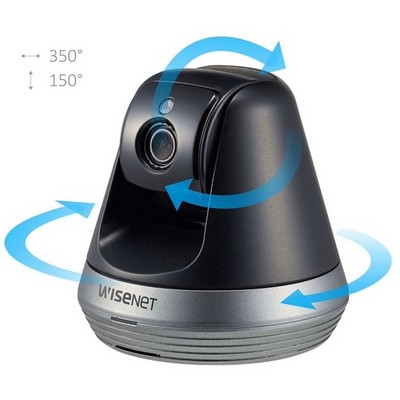 Видеоняня Wisenet SmartCam SNH-V6410PN, черный - фото 20299