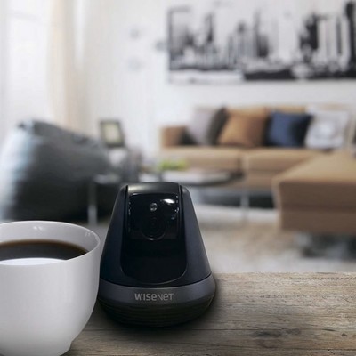 Видеоняня Wisenet SmartCam SNH-V6410PN, черный - фото 20300
