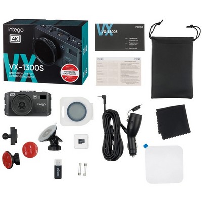 Видеорегистратор Intego VX-1300S 4K 2CH GPS/GLONASS - фото 17658