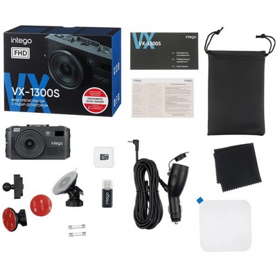 Видеорегистратор Intego VX-1300S FHD 2CH GPS - фото 17677