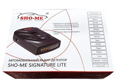 Радар-детектор SHO-ME Signature LITE - фото 10115