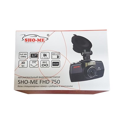 Видеорегистратор SHO-ME FHD-750 - фото 10428