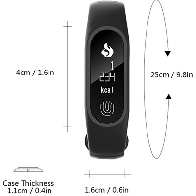 Фитнес-браслет Smart Heart Rate Bracelet M2 - фото 11639