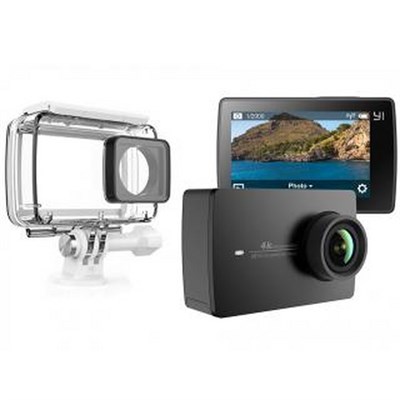 Экшн-камера Xiaomi Yi 4K Action Camera Waterproof Case Kit - фото 11813