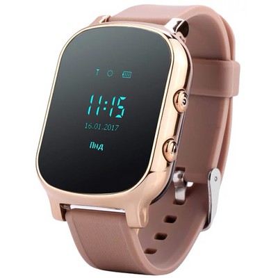Умные часы Smart Baby Watch T58 Gold - фото 12555