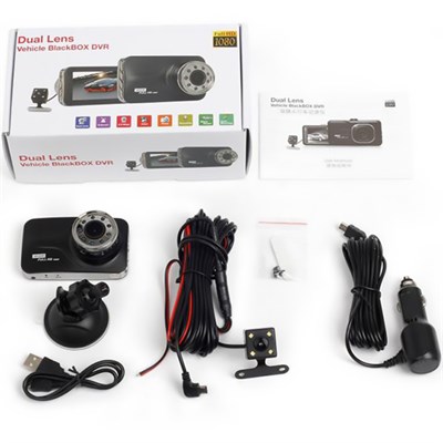 Видеорегистратор BlackBOX DVR T639 FullHD 1080P Dual Lens - фото 12777