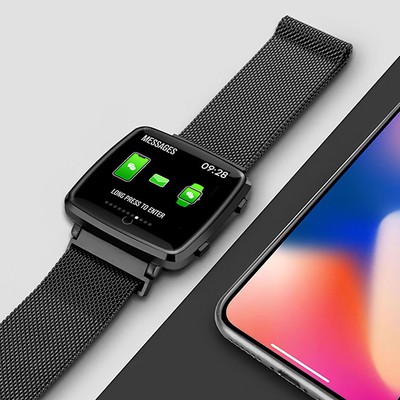 Фитнес-браслет Smart Bracelet BL89 Black - фото 13202