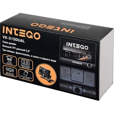 Видеорегистратор Intego VX-315DUAL - фото 13632