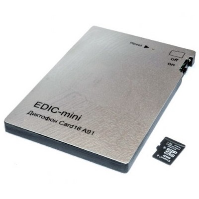 Диктофон Edic-mini CARD16 A91 - фото 14186